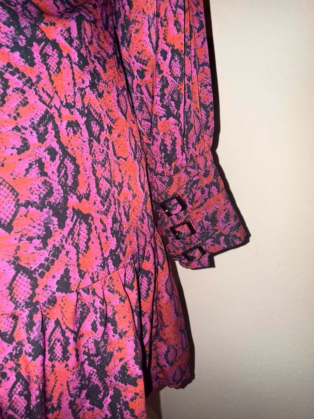 Koché Python Print Buckle Mini Dress - Picture 5 of 8